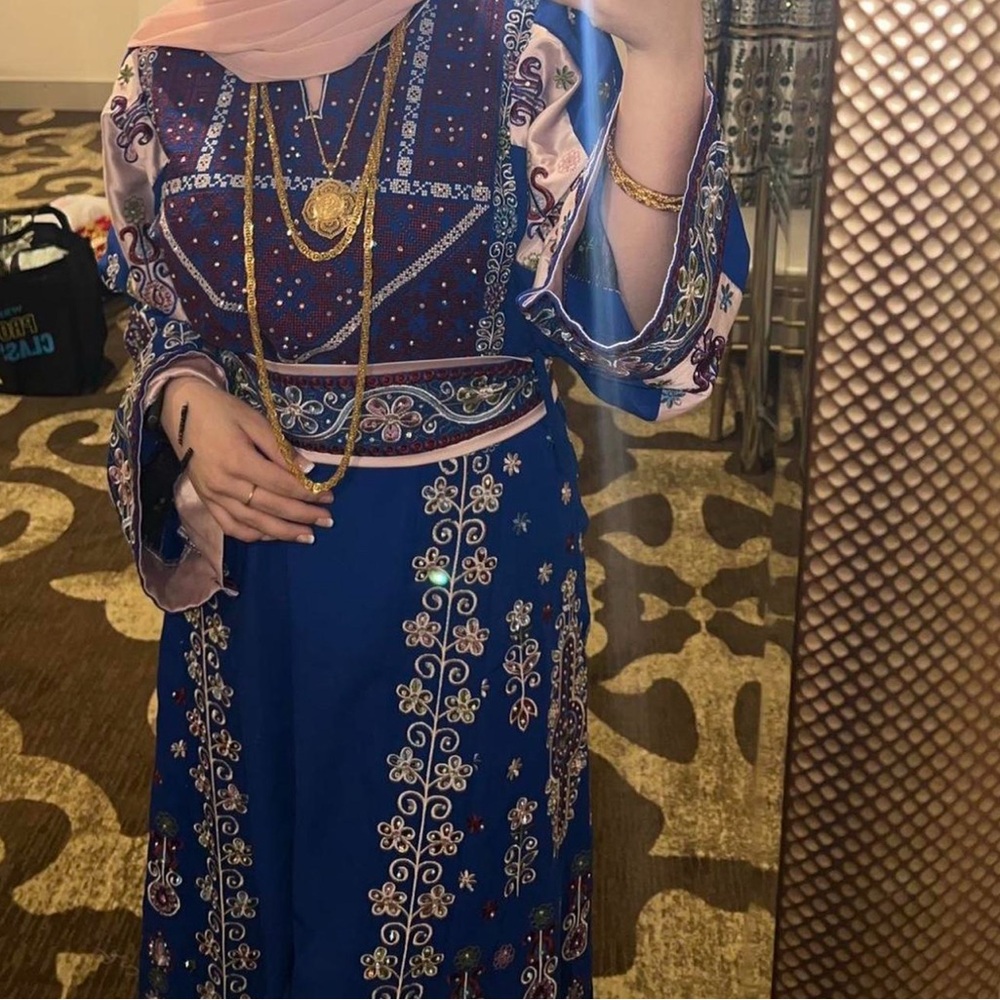 Palestinian embroidered thobe
